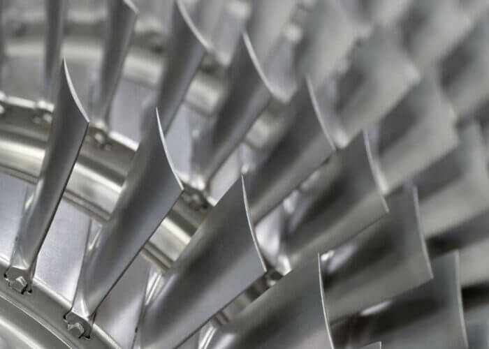 Group of metal turbine blades